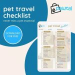 Pet travel checklist